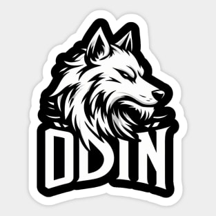 Odin The White Swiss Shepherd Sticker